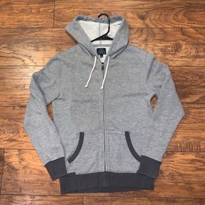 Men’s J Crew Authentic Fleece Zip Up Hoodie